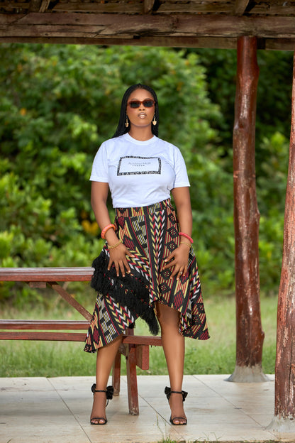 THE AWELE FLARE SKIRT